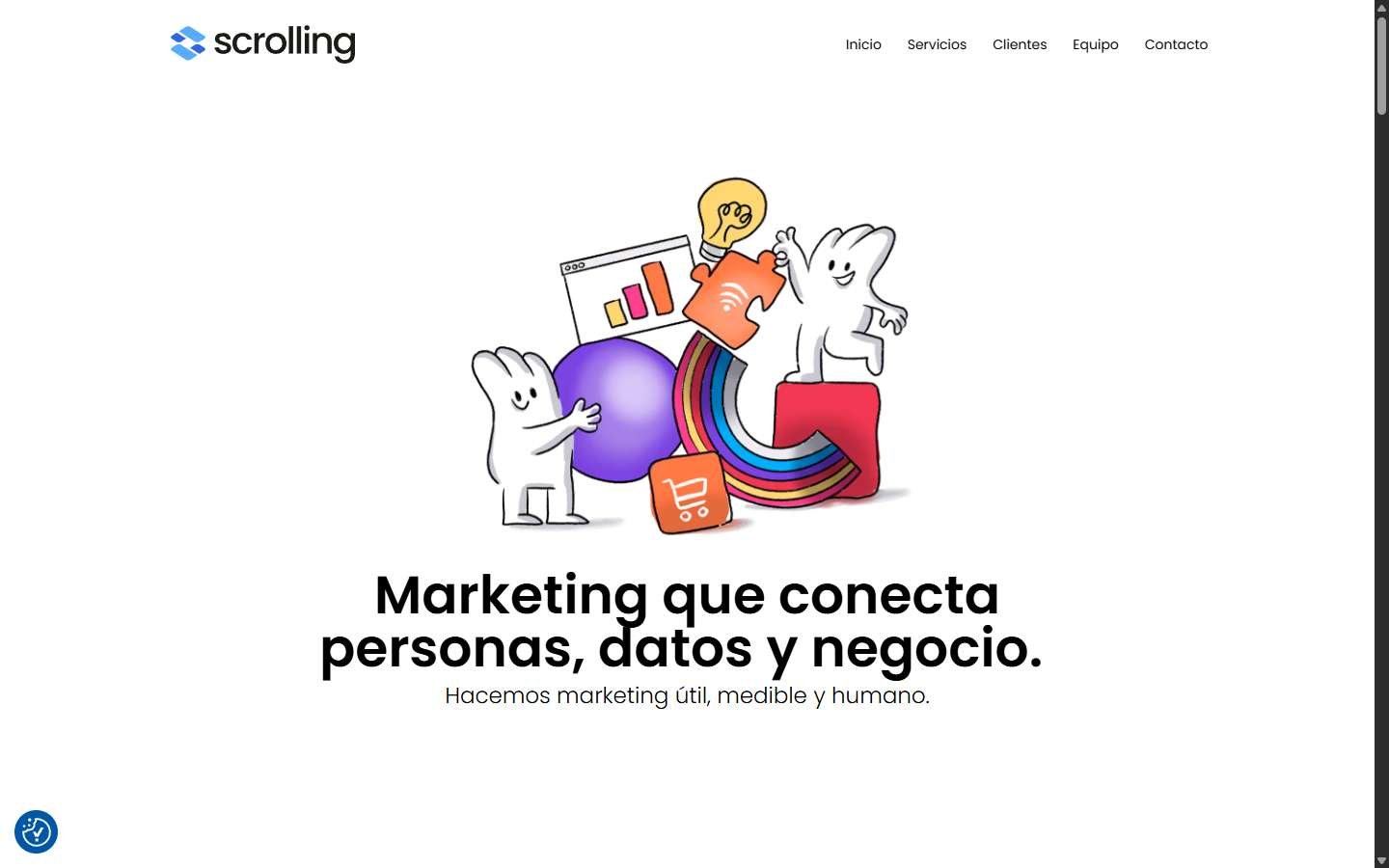 Web de Scrolling