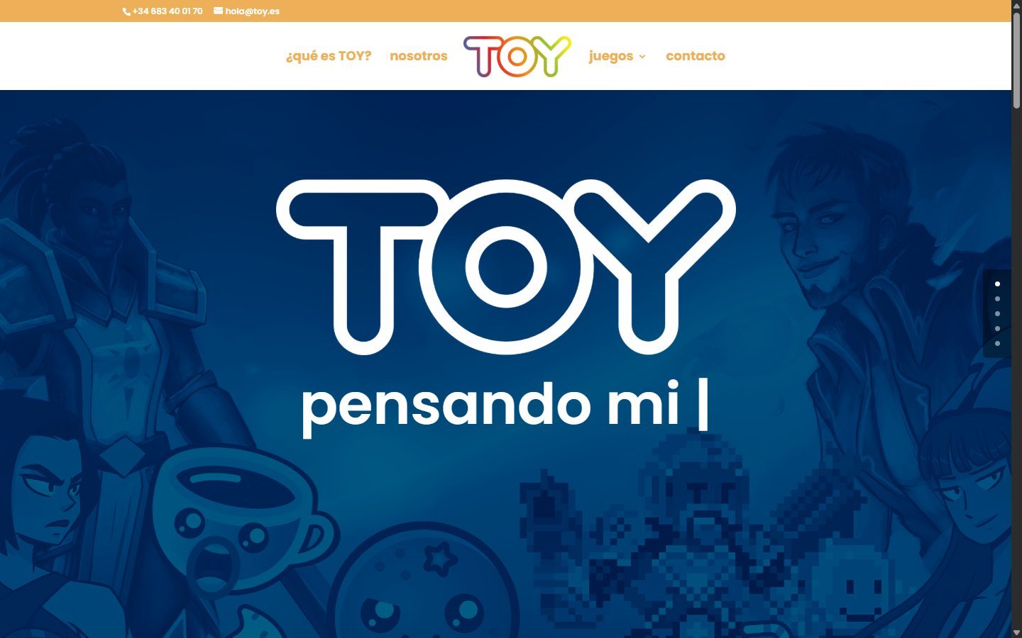 Web de TOY Games